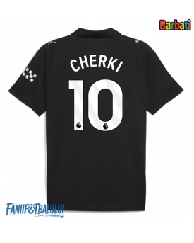 Manchester City Rayan Cherki #10 Tricou Fotbal Replică 2025-26 Barbati Deplasare